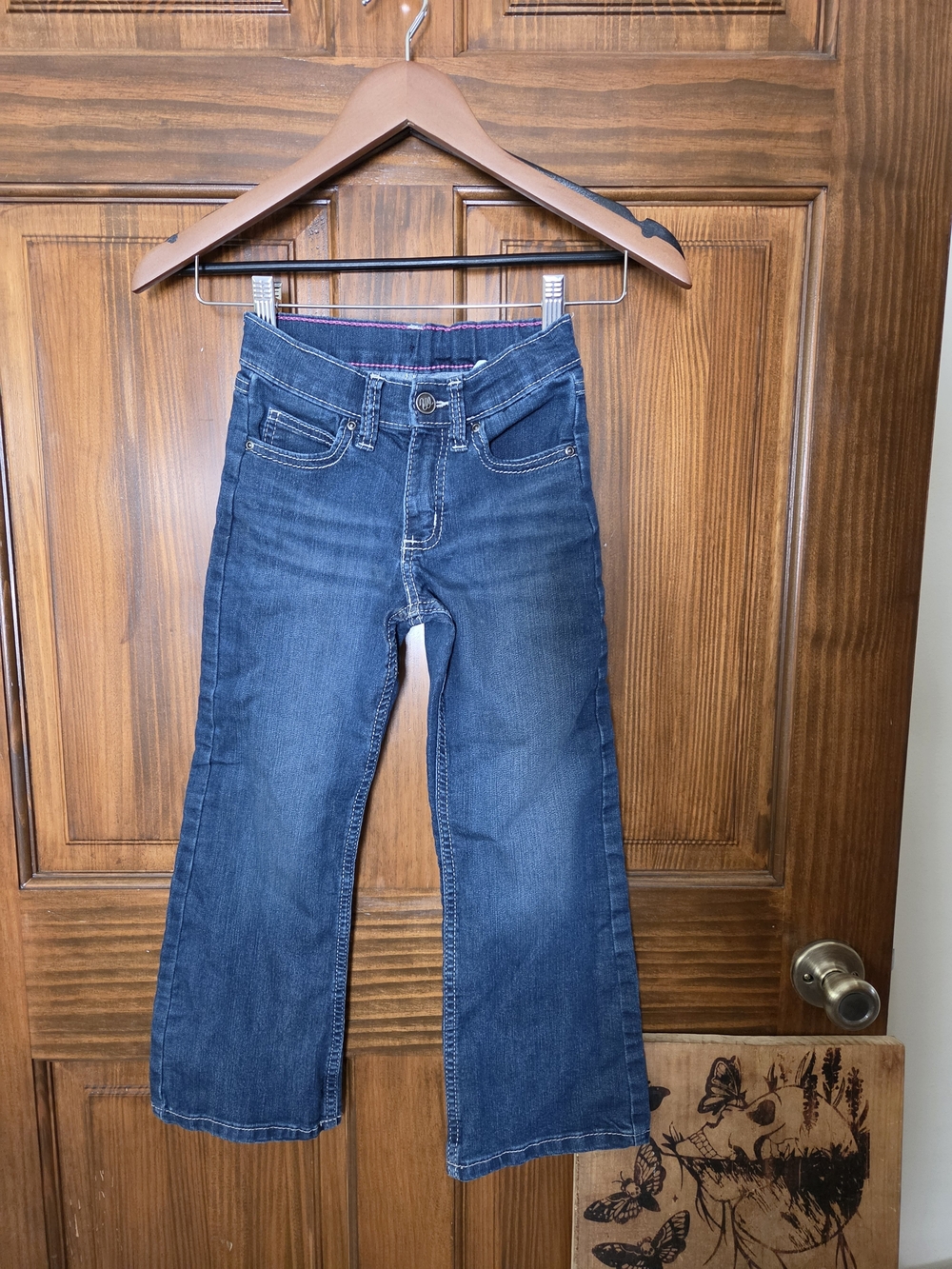 Wrangler Girls Blue Bootcut Denim Jeans
